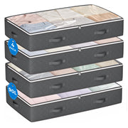 Budding Joy Foldable Under Bed Storage Containers, 90L