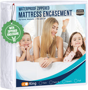Utopia Bedding Zippered Waterproof Mattress Encasement, King