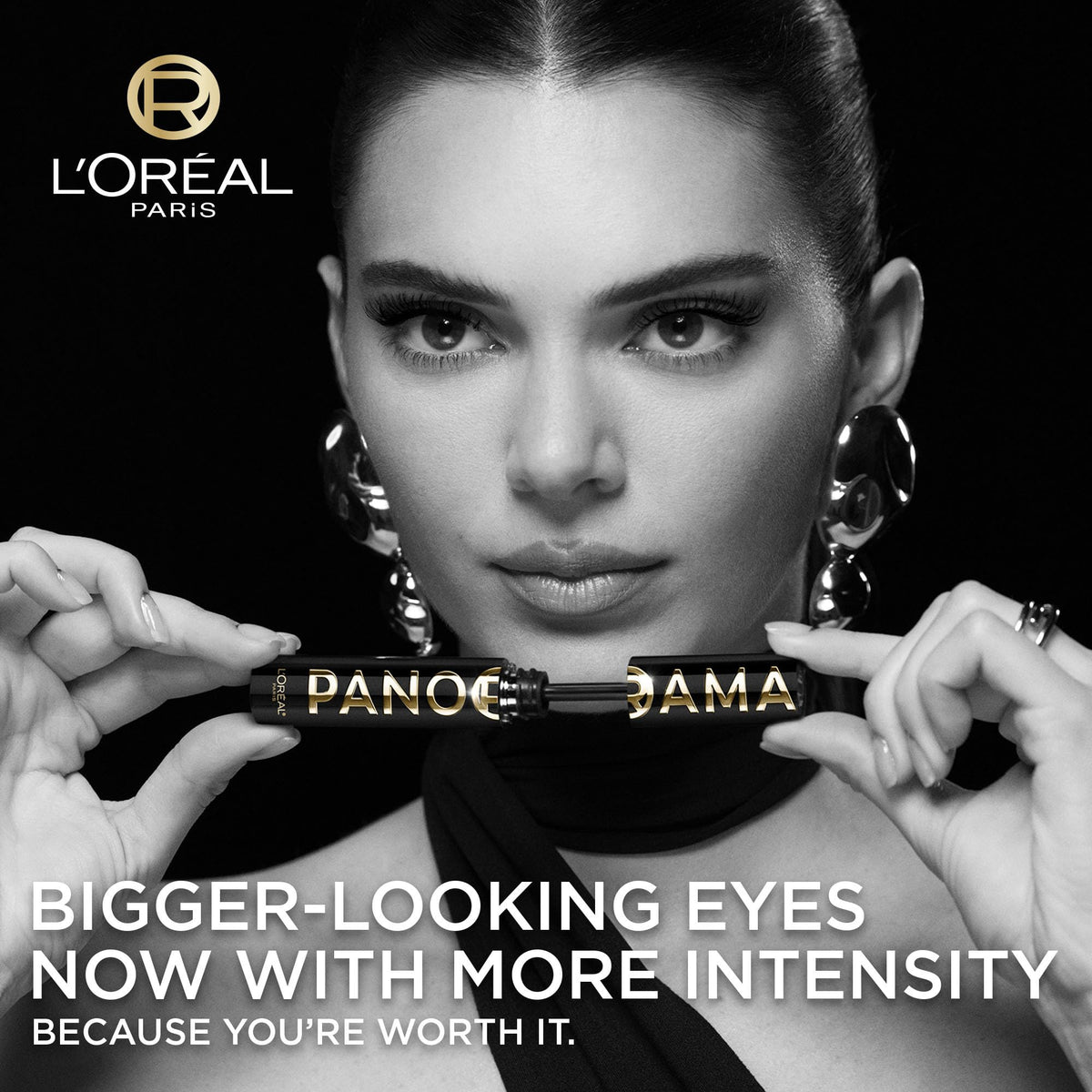L'Oréal Paris Voluminous Panorama Mascara, All Night Black, 0.33 fl oz