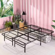 ZINUS SmartBase 14-Inch Metal Platform Bed Frame, Black, Full