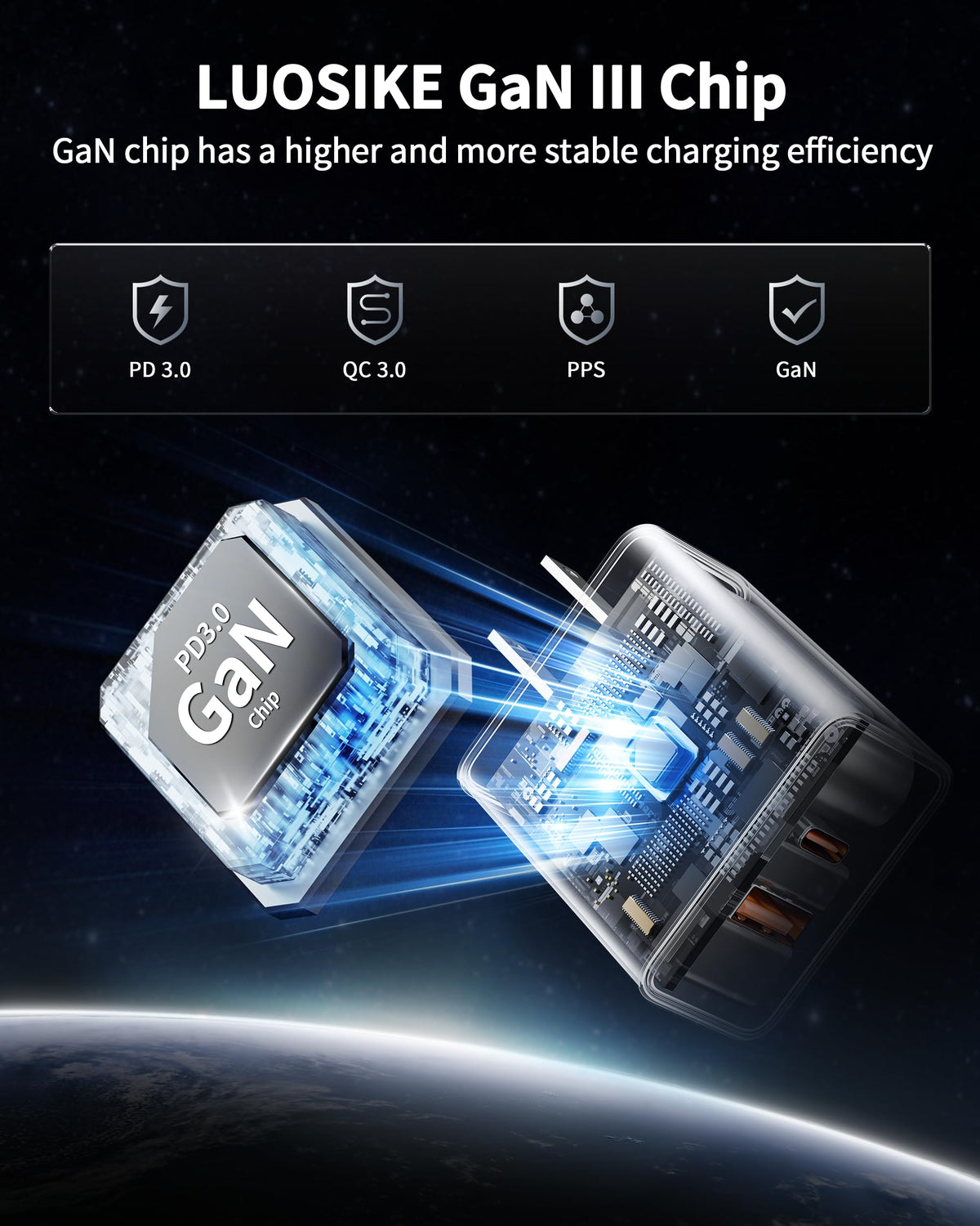 USB C Charger Block, 40W Dual Port Wall Charger, 2 Pack