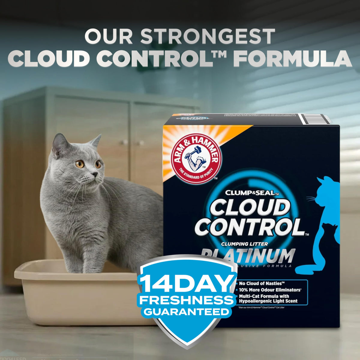 Arm & Hammer Platinum Cloud Control Extra Strength Litter, 16.78 kg