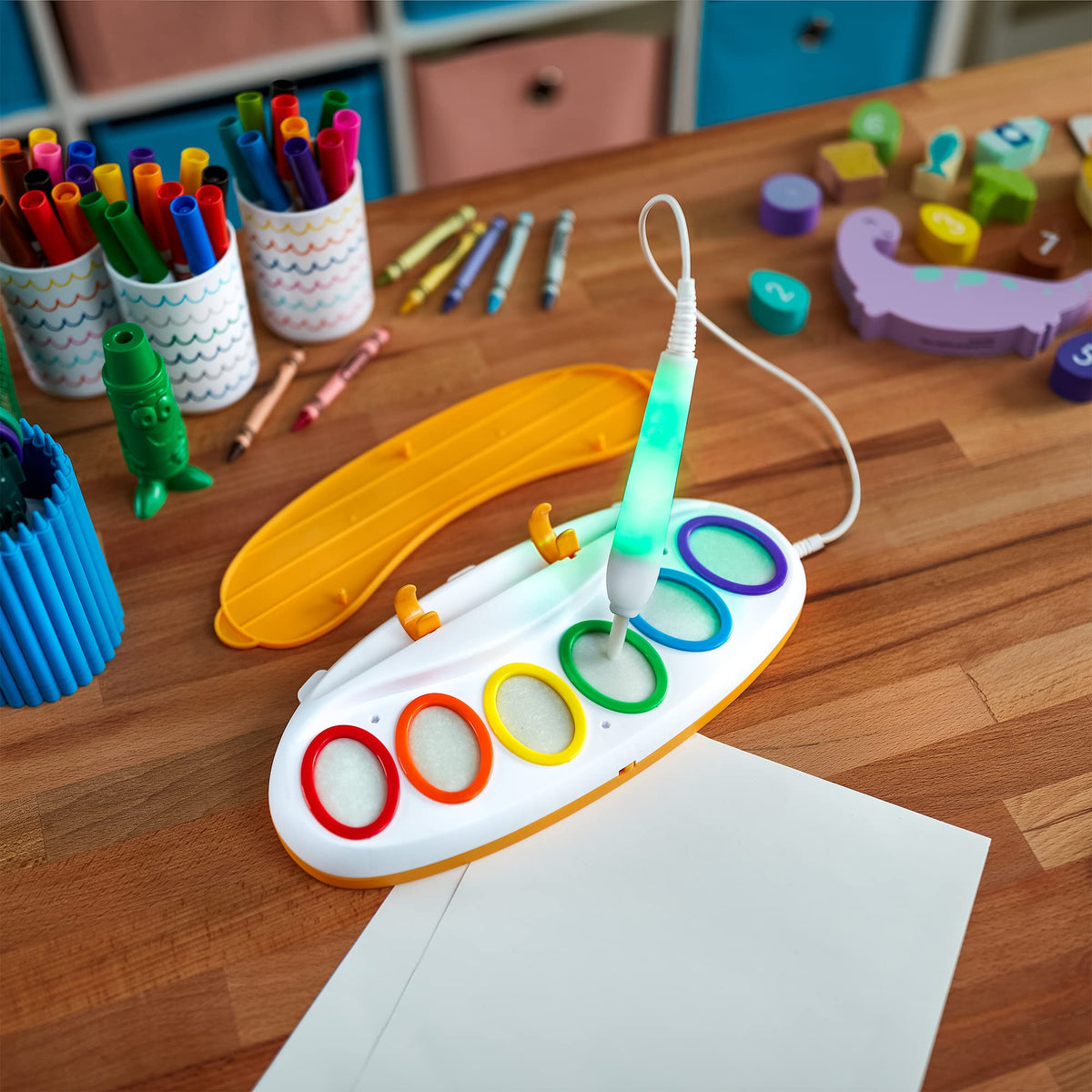 Crayola Color Wonder Magic Light Brush Painting Station, Ages 3+