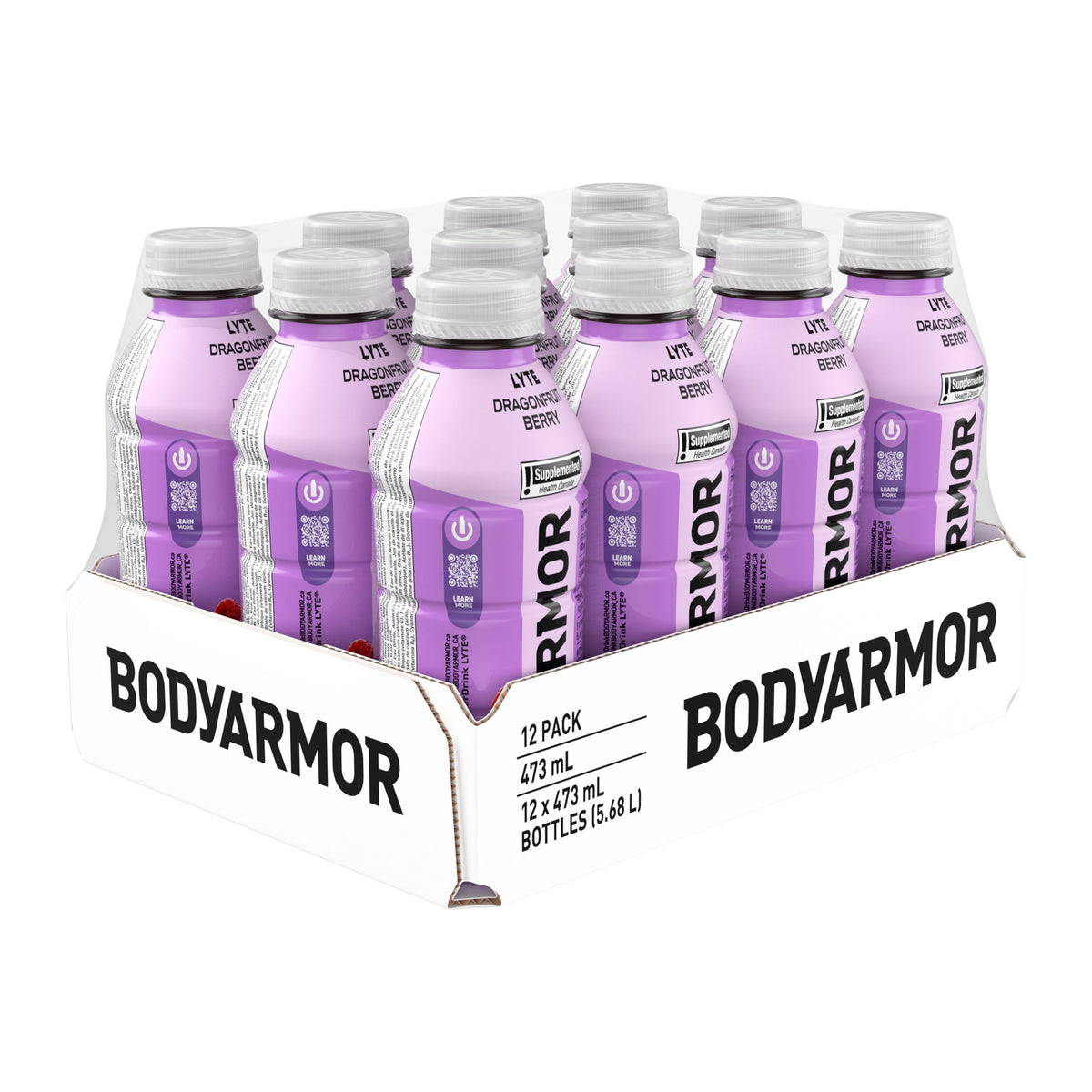 BodyArmor Lyte Dragonfruit Berry Sports Drink, 473 mL, 12 Pack
