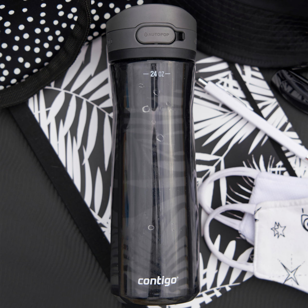 Contigo Jackson 2.0 Tritan Water Bottle, 24 oz, Licorice