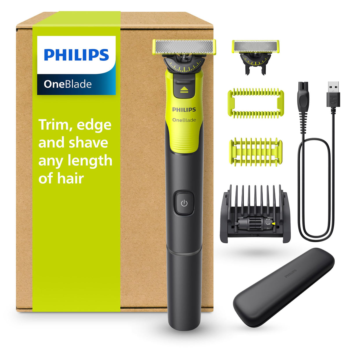 Philips OneBlade 360 Hybrid Face and Body Shaver, QP4631/65