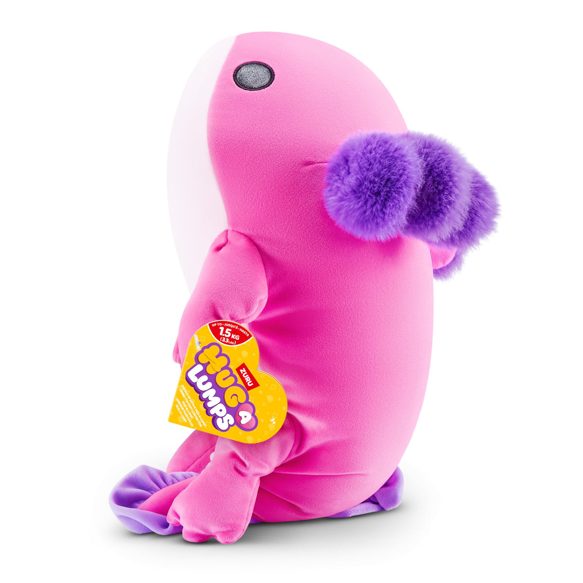 Hug-A-Lumps Series 2 Plush, Axolotl Ally, Medium
