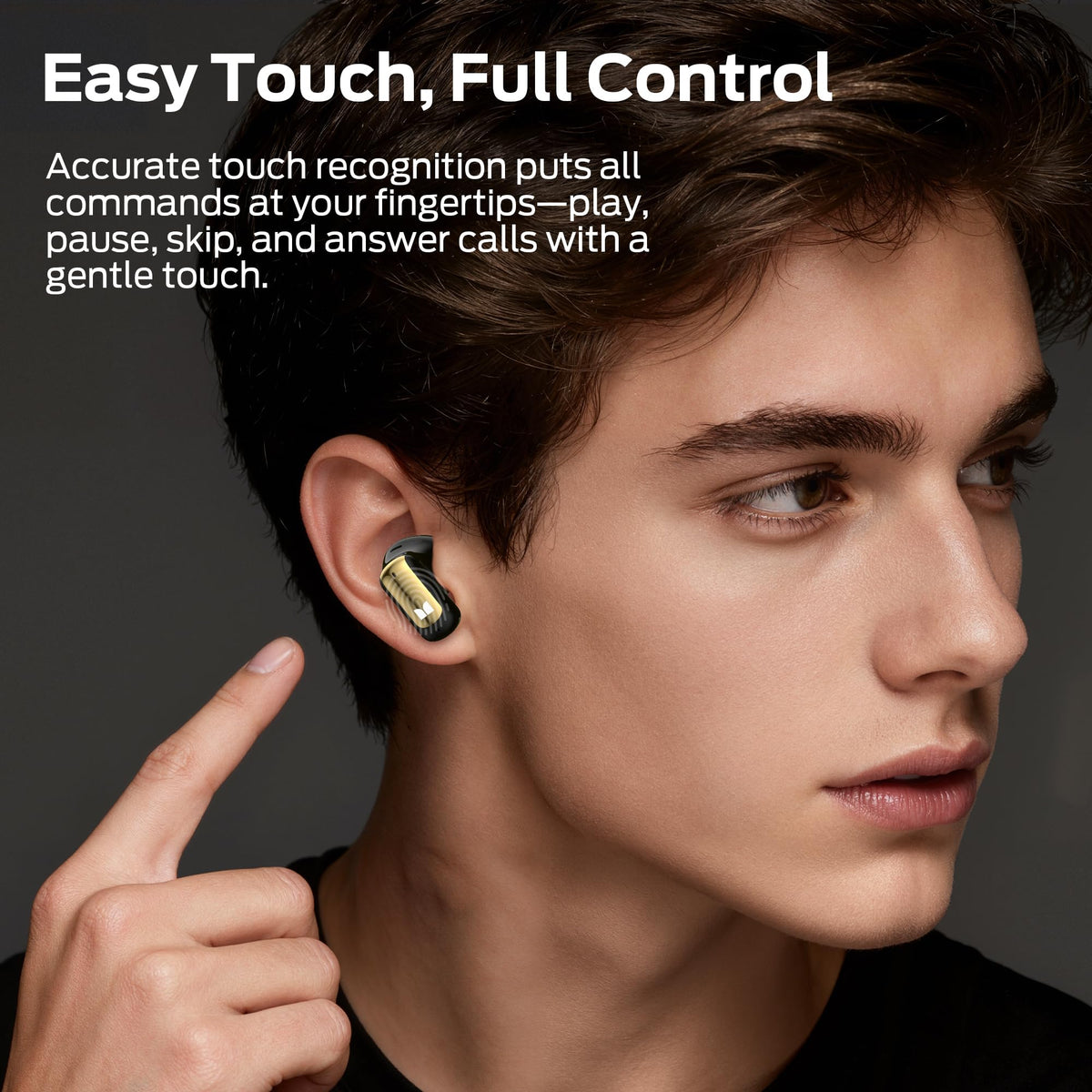 Monster N-Lite 217 Wireless Bluetooth 6.0 Earbuds, Black