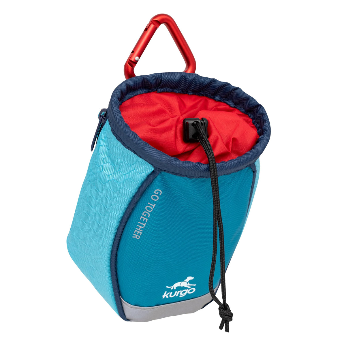 Kurgo Go Stuff-it Dog Training Treat Pouch, Coastal Blue