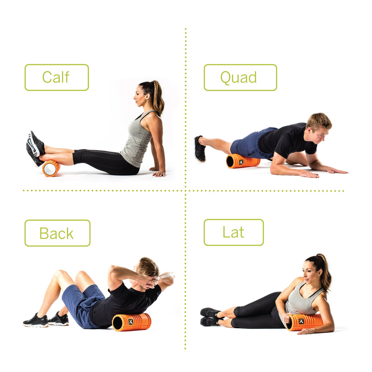 TriggerPoint Grid Foam Roller, Original, 13-Inch, Orange
