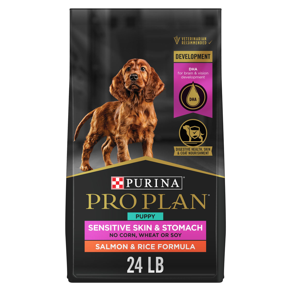 Purina Pro Plan Puppy Sensitive Skin and Stomach Salmon, 10.9 kg