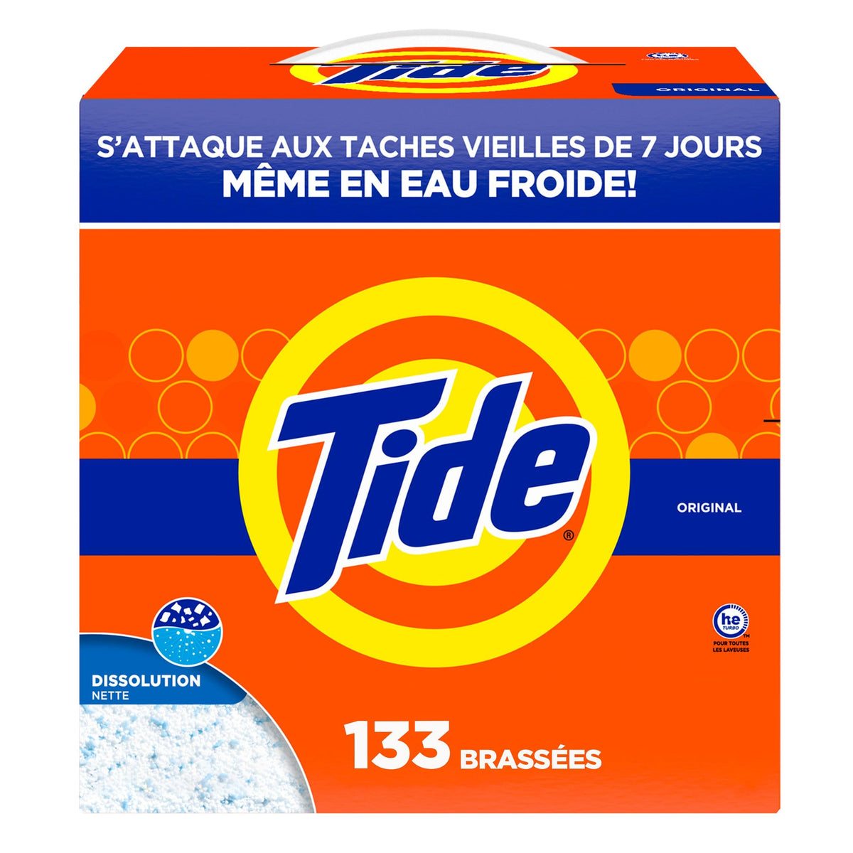 Tide Powder Laundry Detergent, Original Scent, 133 Loads, 4.2 kg
