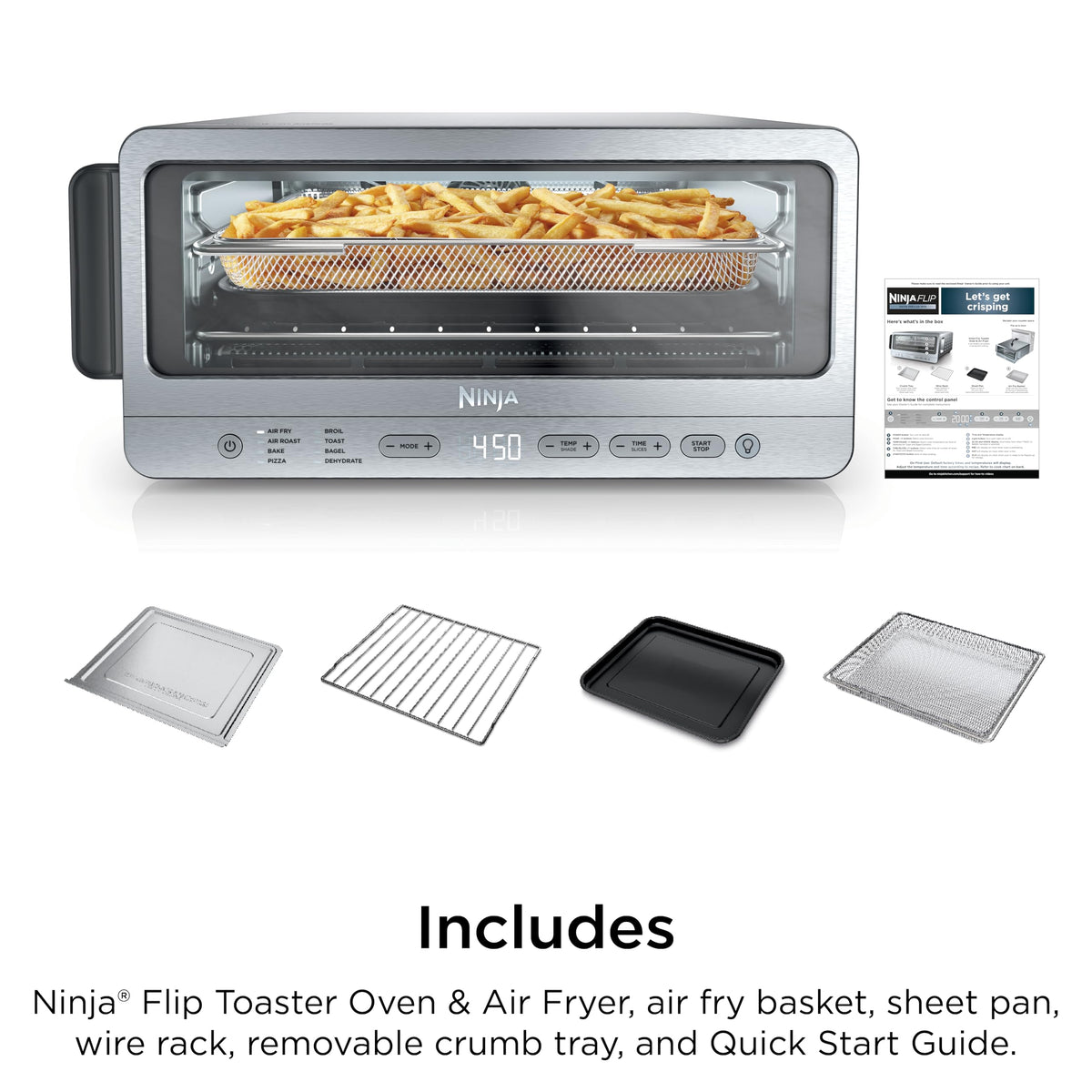 Ninja SP151C Flip Toaster Oven & Air Fryer, 8-in-1