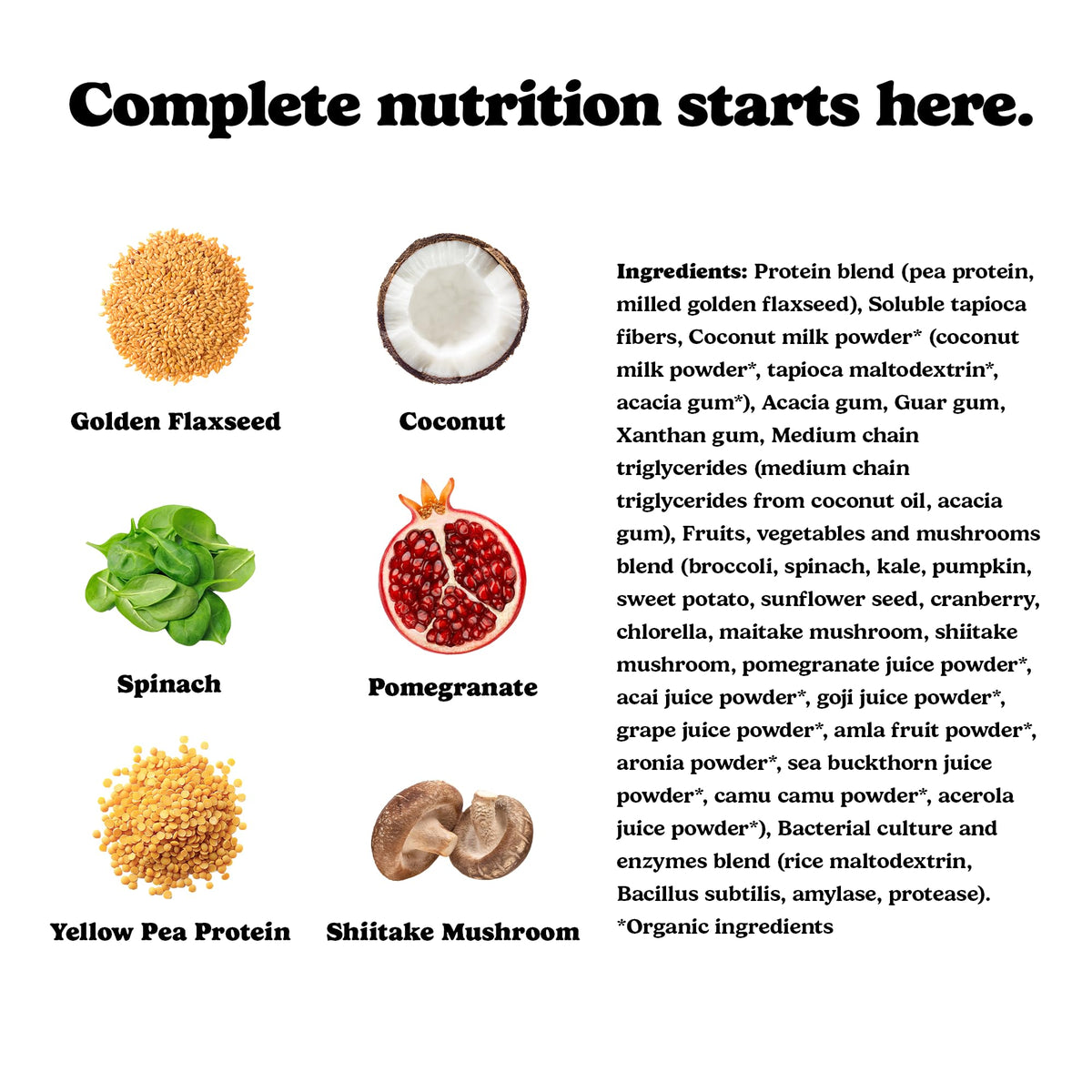 Good Protein Plant-Based All-in-One Shake, Unflavoured, 800 g
