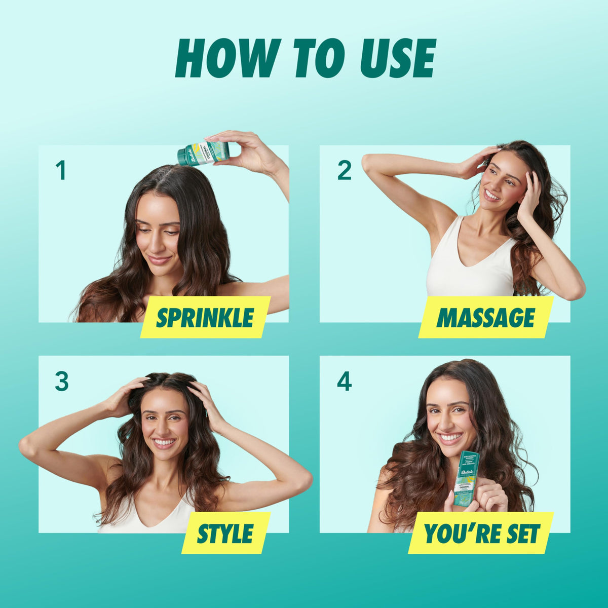 Batiste Powder Dry Shampoo, Non-Aerosol, Clean and Fresh
