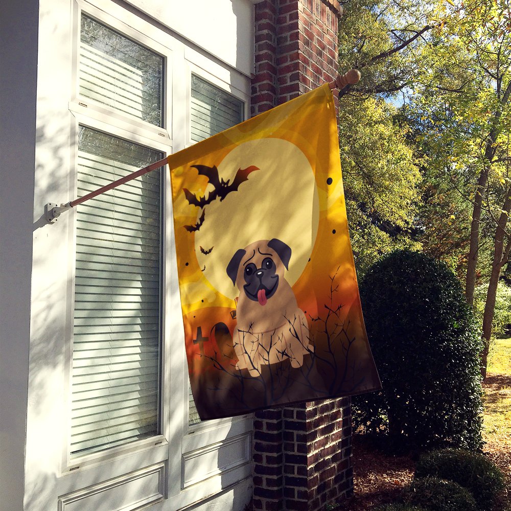 Caroline's Treasures BB4271CHF Pug Brown Flag, Large