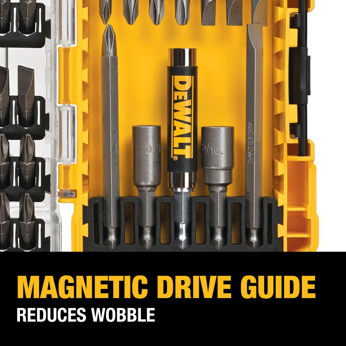 DEWALT Screwdriver Bit Set with Tough Case, 45-Piece (DW2166)
