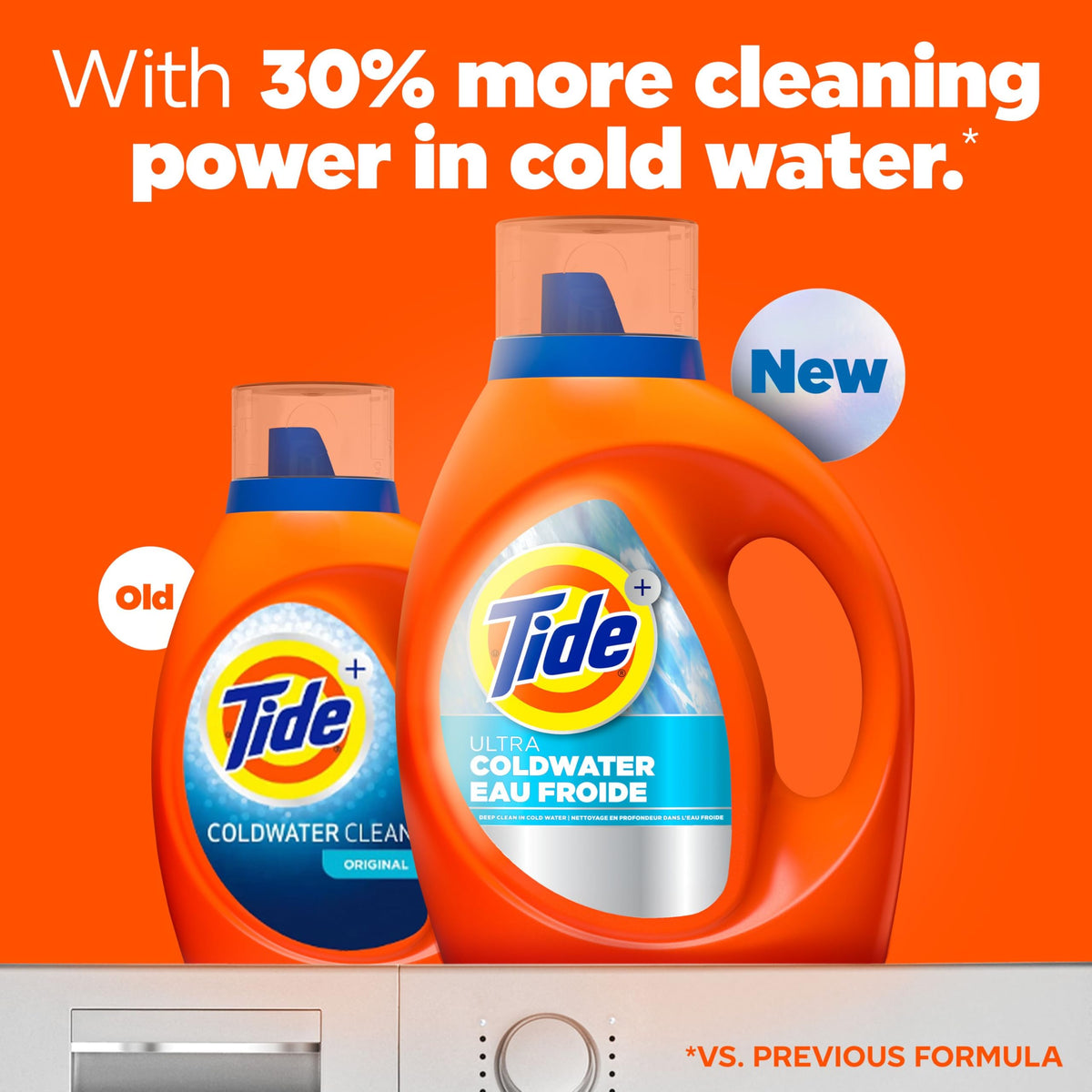 Tide Ultra Coldwater Liquid Laundry Detergent, Original, 3.46 L