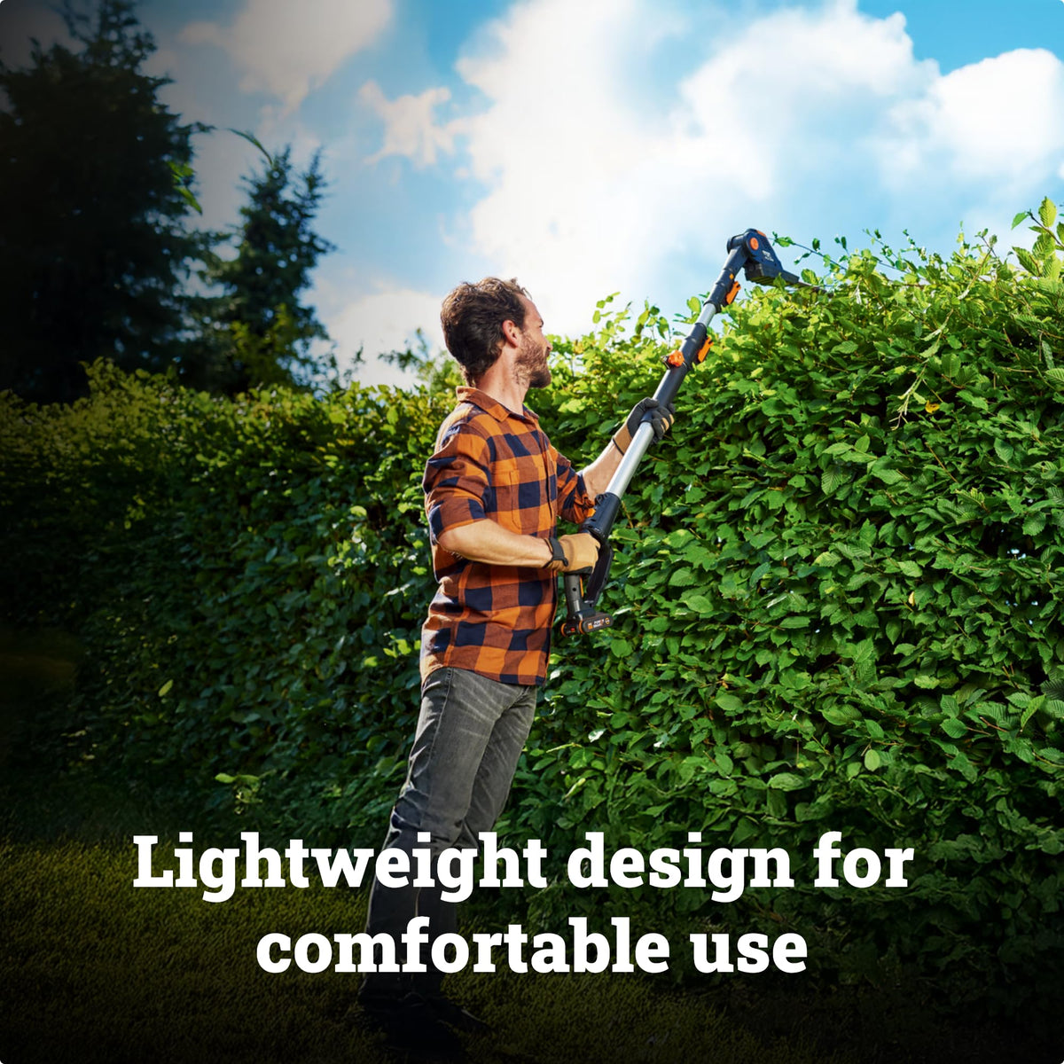WORX WG252.9 20V 20" Cordless Hedge Trimmer