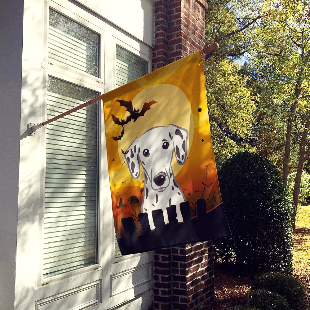 Caroline's Treasures Halloween Dalmatian House Flag, Large