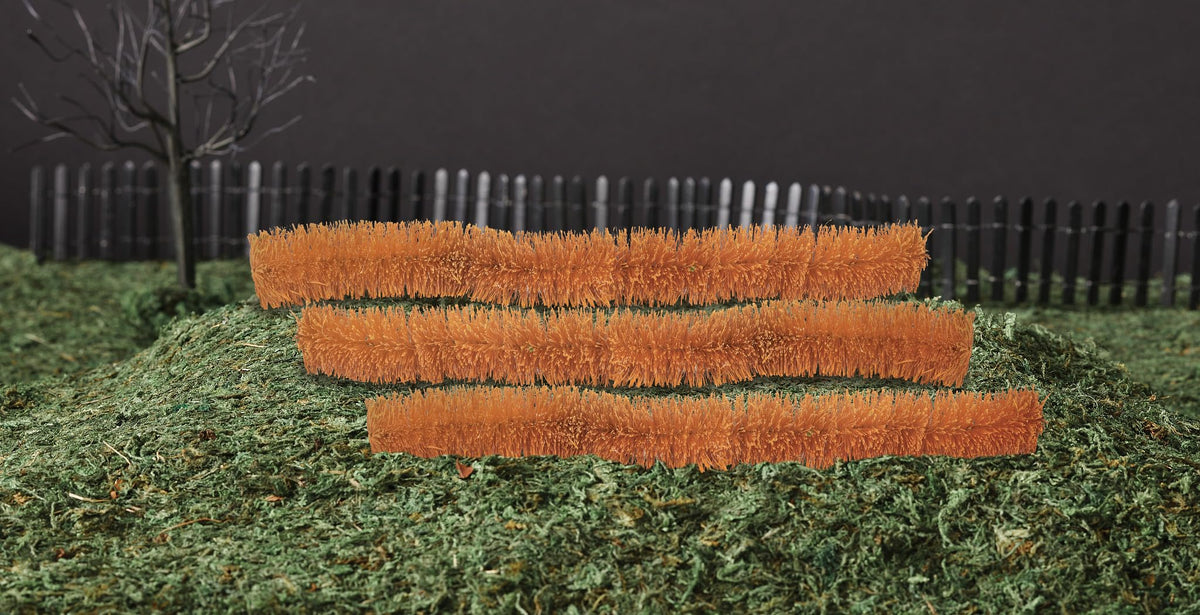 Department 56 Village Collection Accessories Halloween Harvest Flexible Hedge, Brown