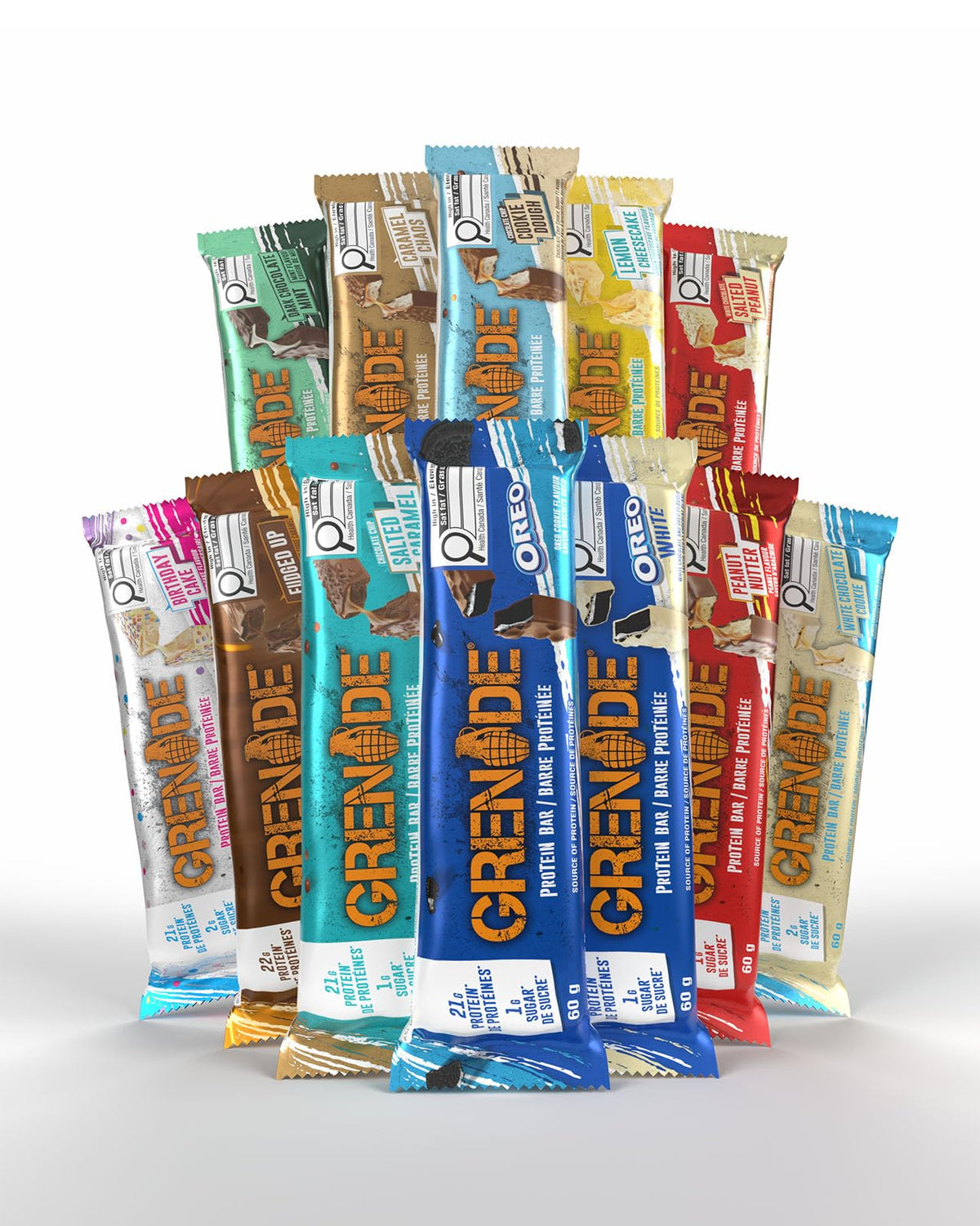 Grenade High Protein Low Sugar Bar, OREO, 12 x 60 g