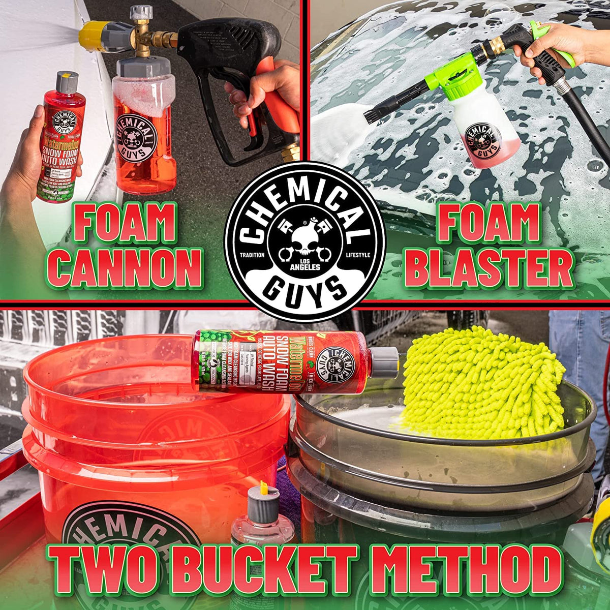 Chemical Guys Watermelon Snow Foam Car Wash Soap, 3.79 L