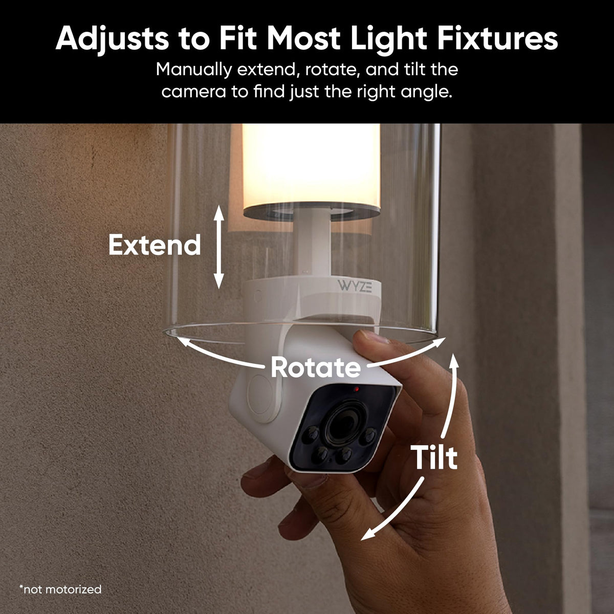 Wyze Bulb Cam 2K HD Security Camera, Wireless Indoor/Outdoor