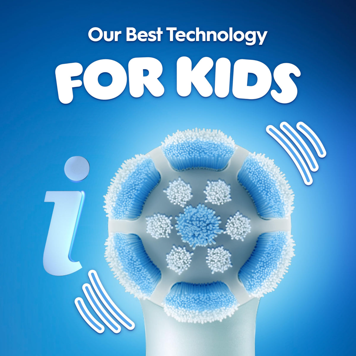 Oral-B iO Kids Electric Toothbrush, Stitch, 1 Gentle Care Brush Head