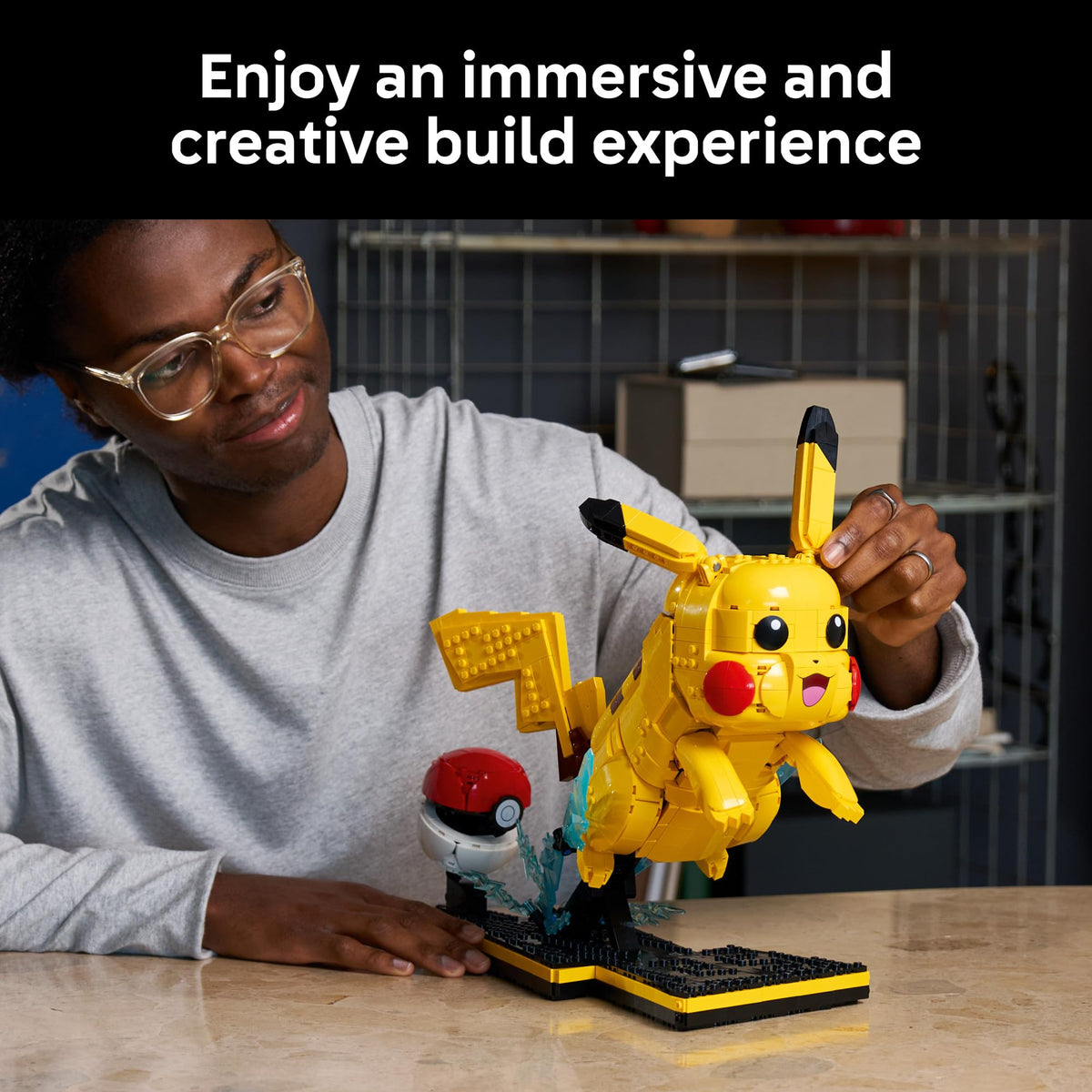 LEGO Pokémon Pikachu and Poké Ball Building Set, Ages 18+, 72152