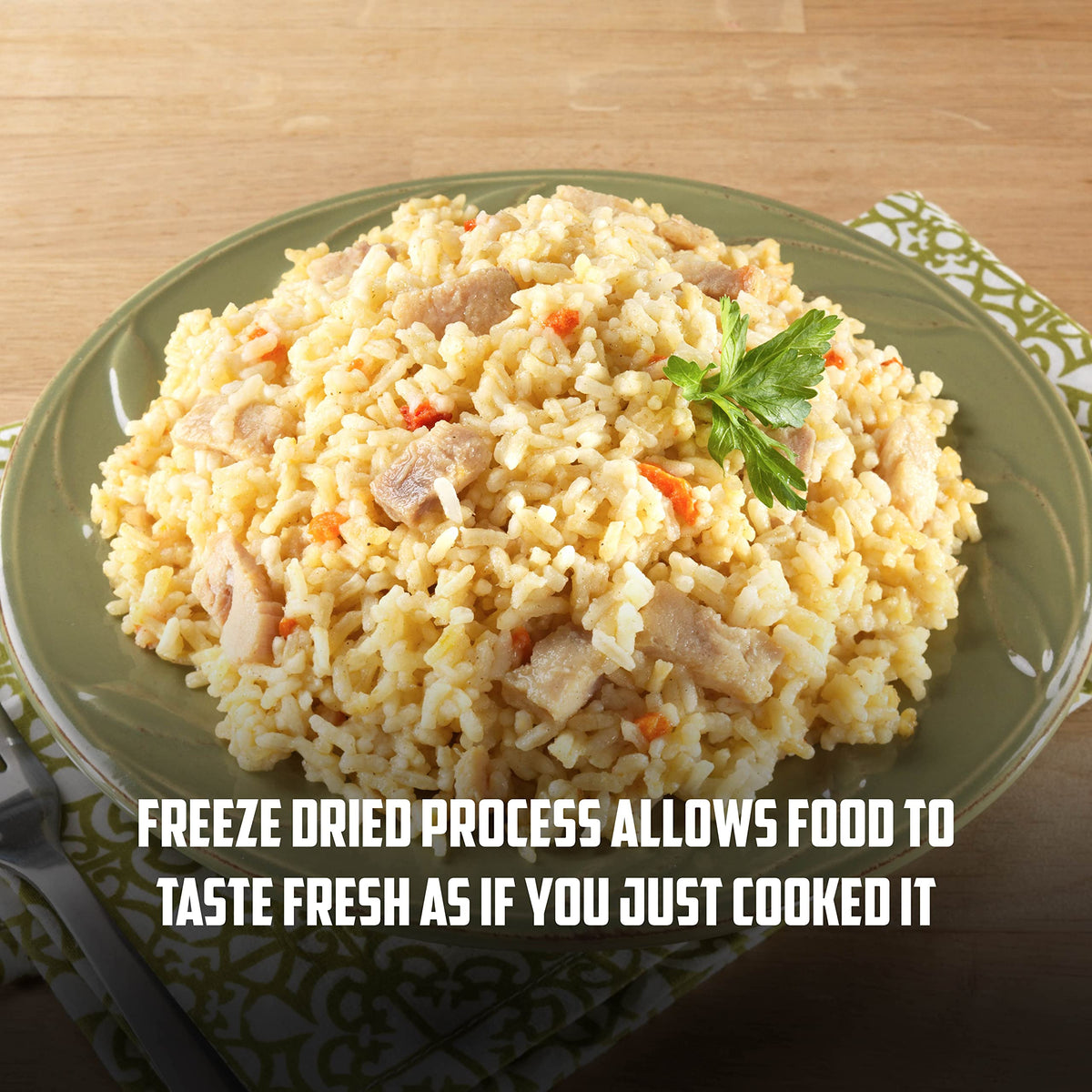 Mountain House Rice and Chicken Freeze Dried Emergency Food, 1 Pouch