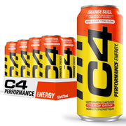 Cellucor C4 Energy Drink, Orange Slice, 473mL, 12 Count