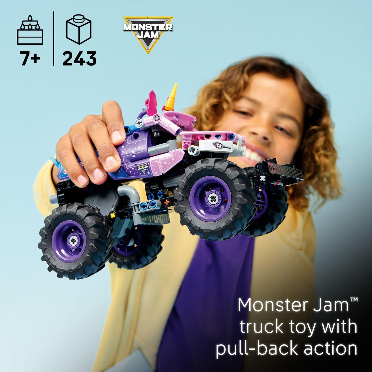 LEGO Technic Monster Jam Sparkle Smash Pull-Back Truck (42220)