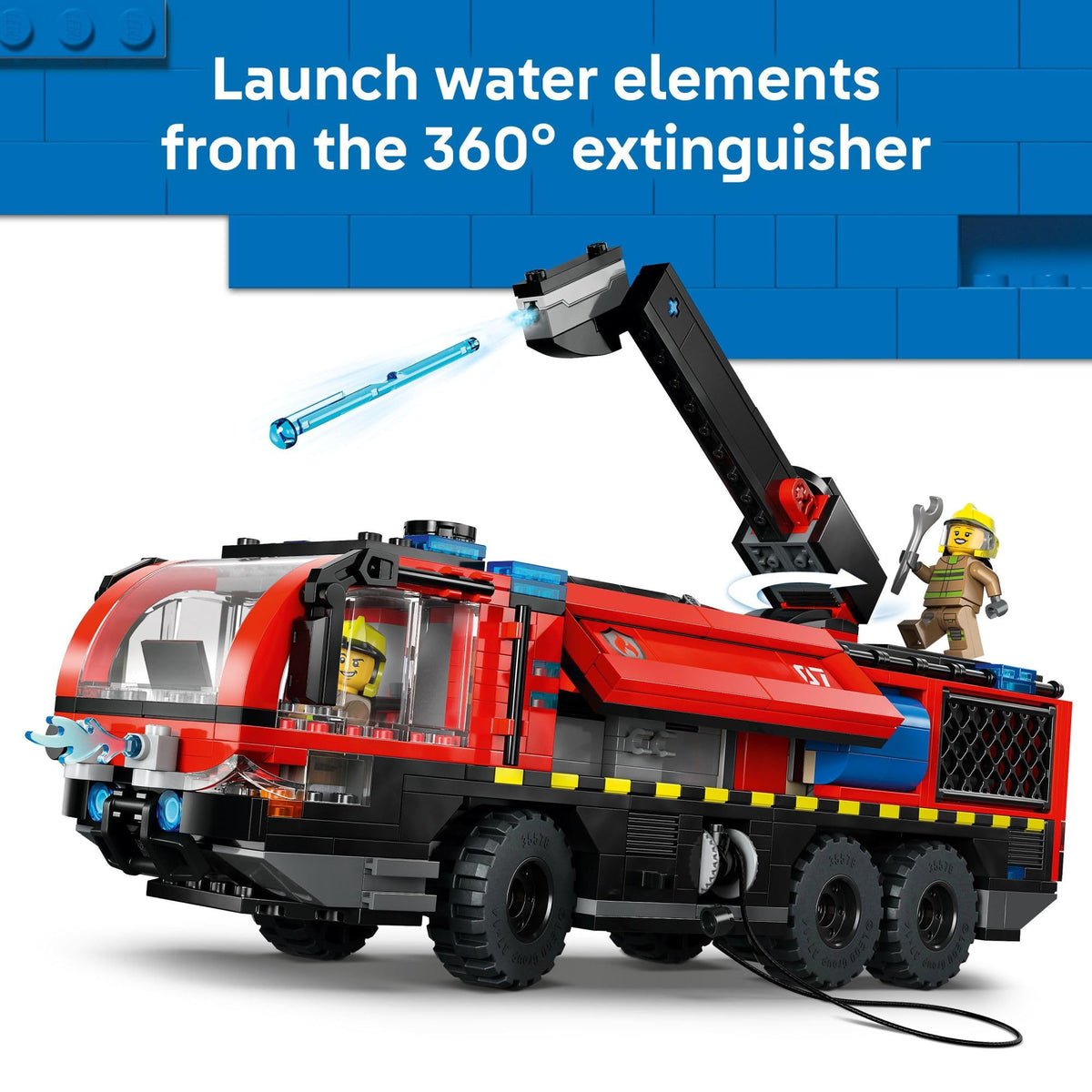 LEGO City Airport Fire Truck Building Toy, 60499, Ages 7+