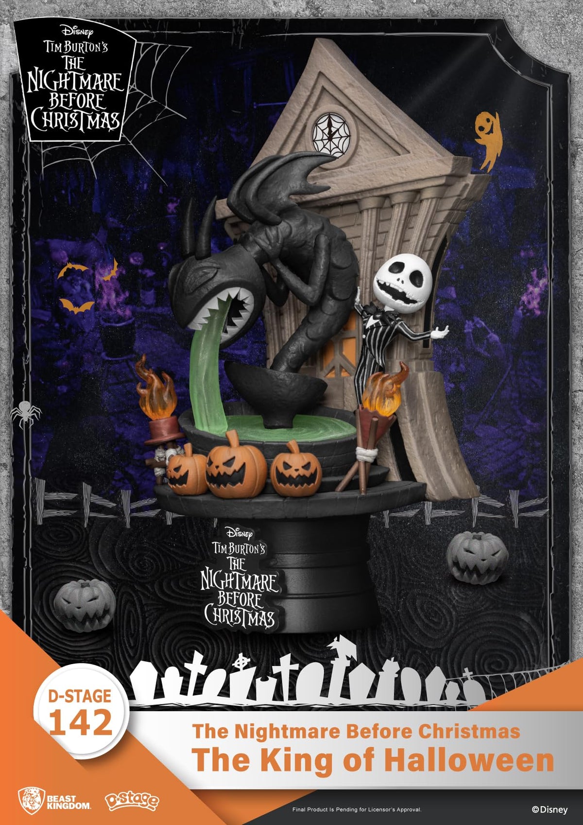 The Nightmare Before Christmas King Jack DS-142 D-Stage Statue