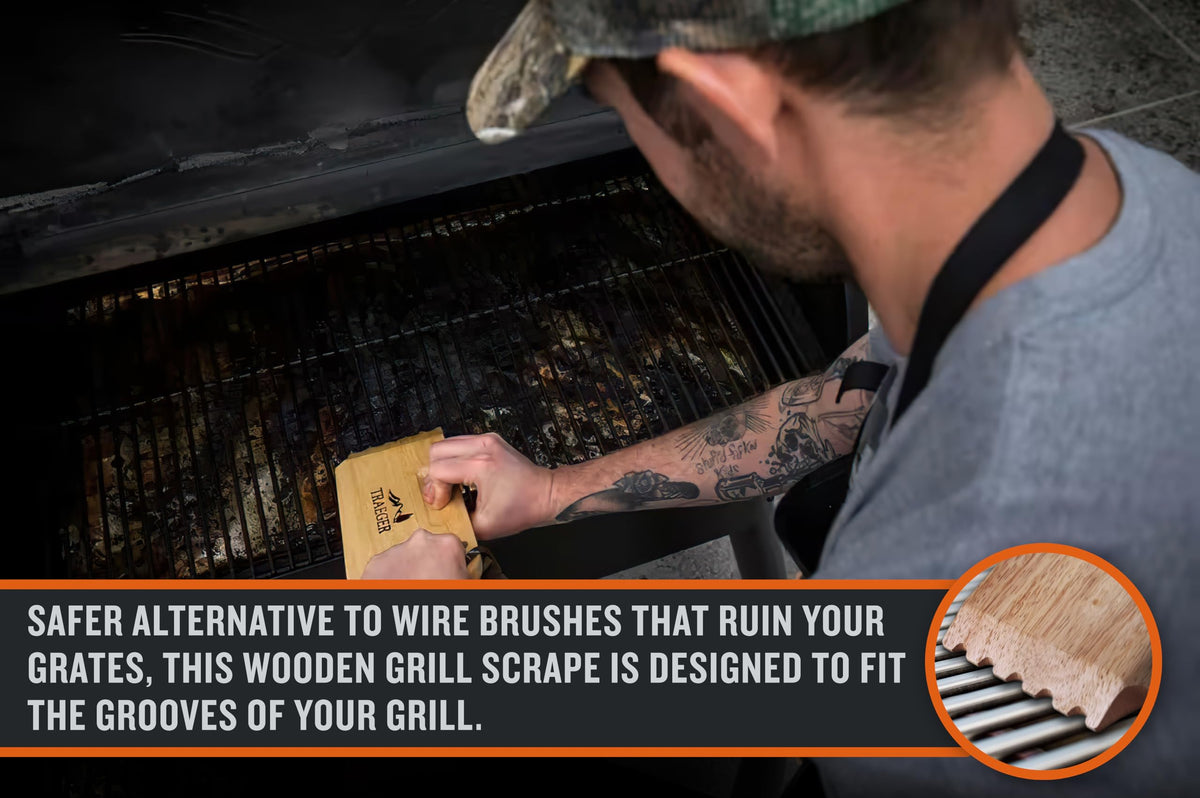 Traeger BAC454 Wooden Grill Scraper