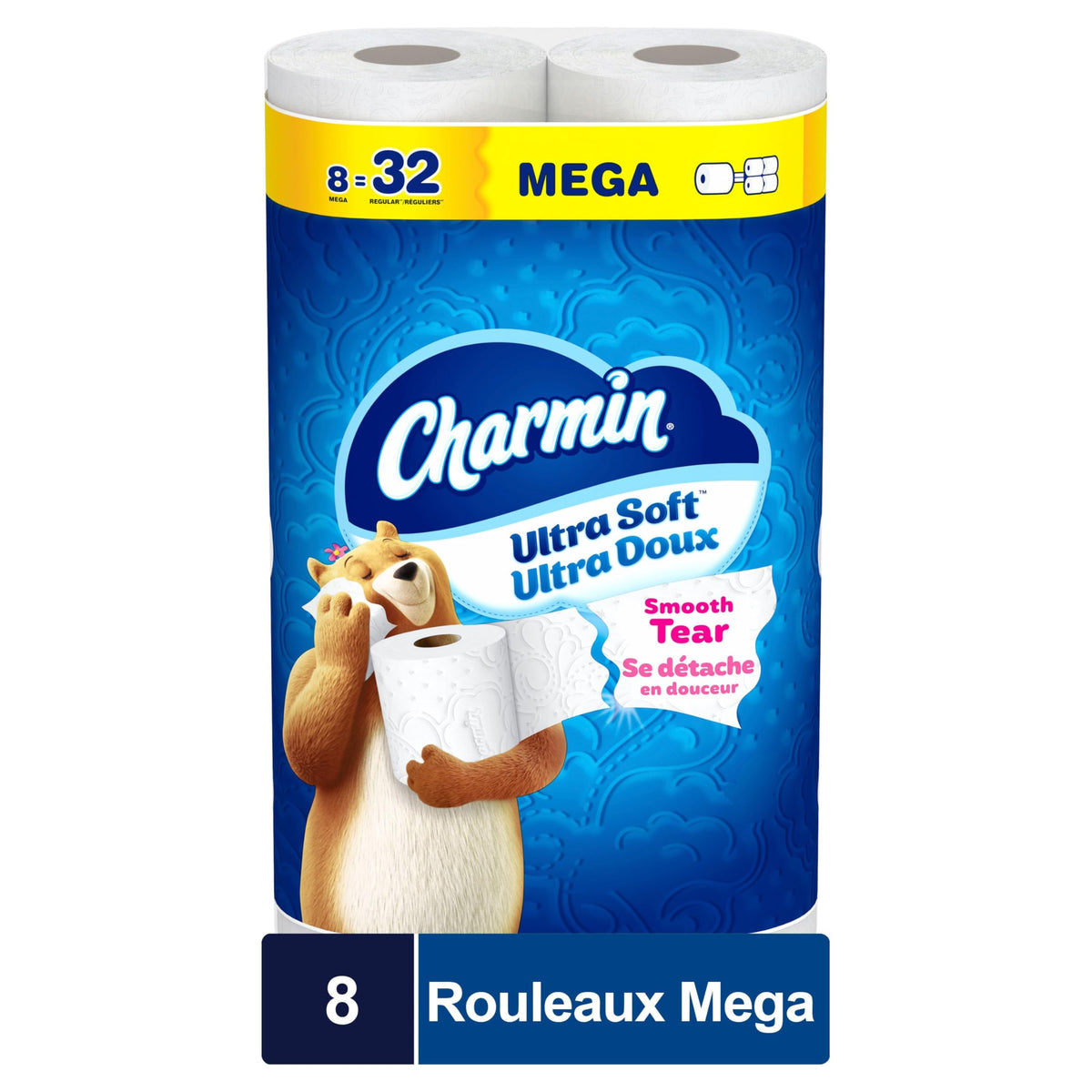 Charmin Ultra Soft Toilet Paper, 24 Mega Rolls