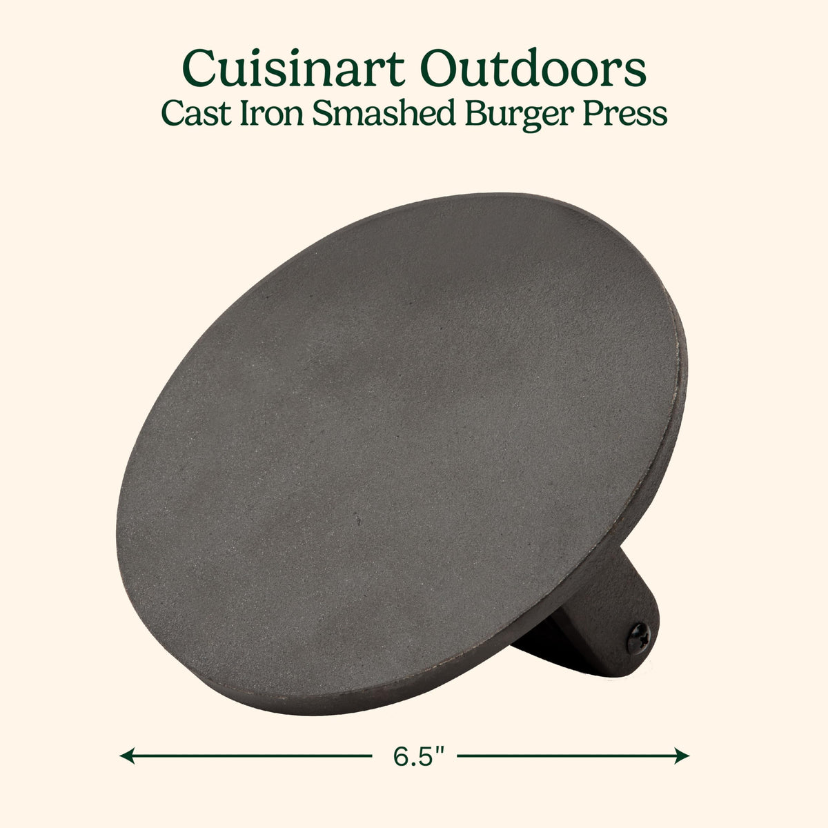 Cuisinart Cast Iron Smash Burger Press (CISB-111C)