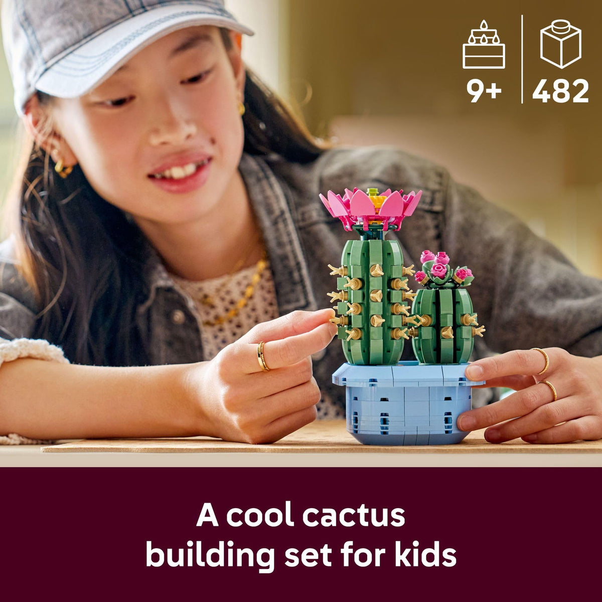 LEGO Botanicals Flowering Cactus Building Set, 11509