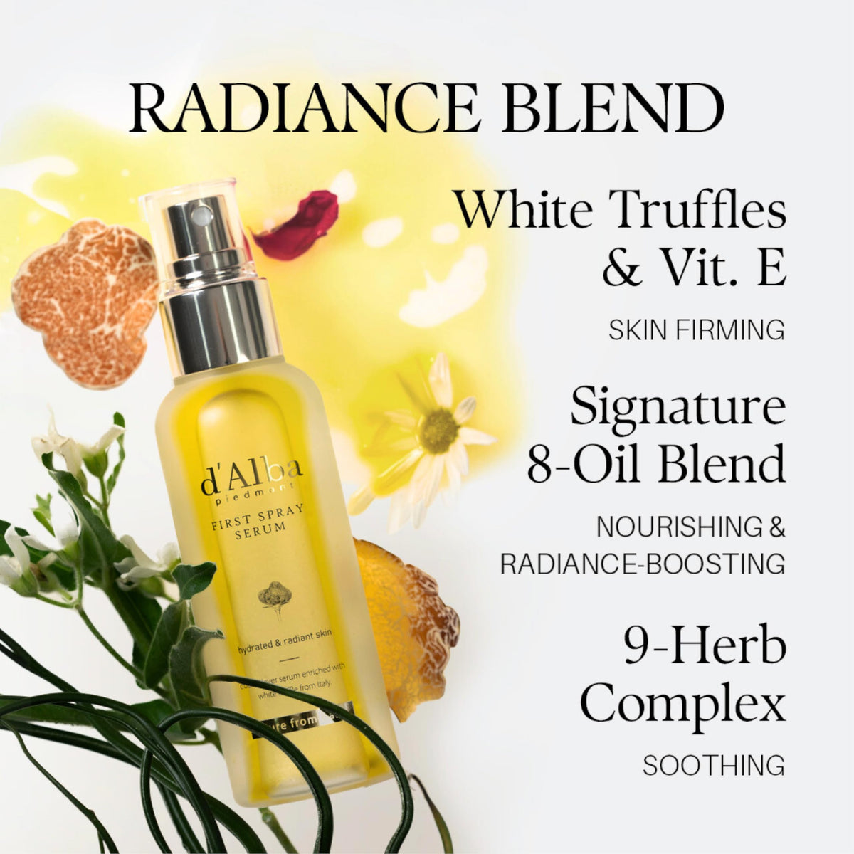 d'Alba White Truffle First Spray Serum, 100 ml