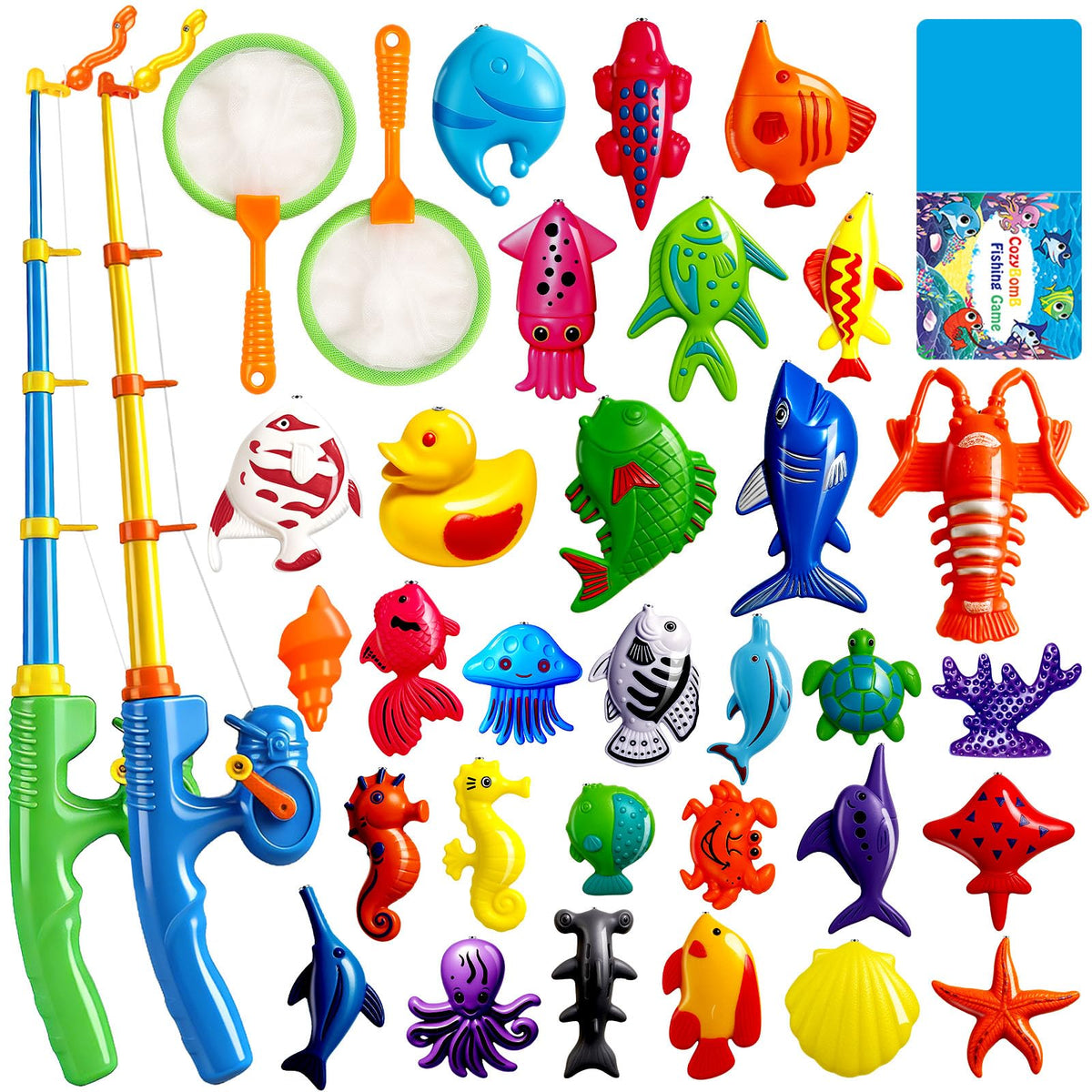 CozyBomB Magnetic Fishing Pool Toy Game for Kids