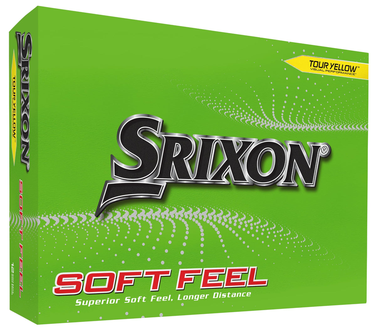 Srixon Soft Feel Golf Balls, Tour Yellow, 12 Count