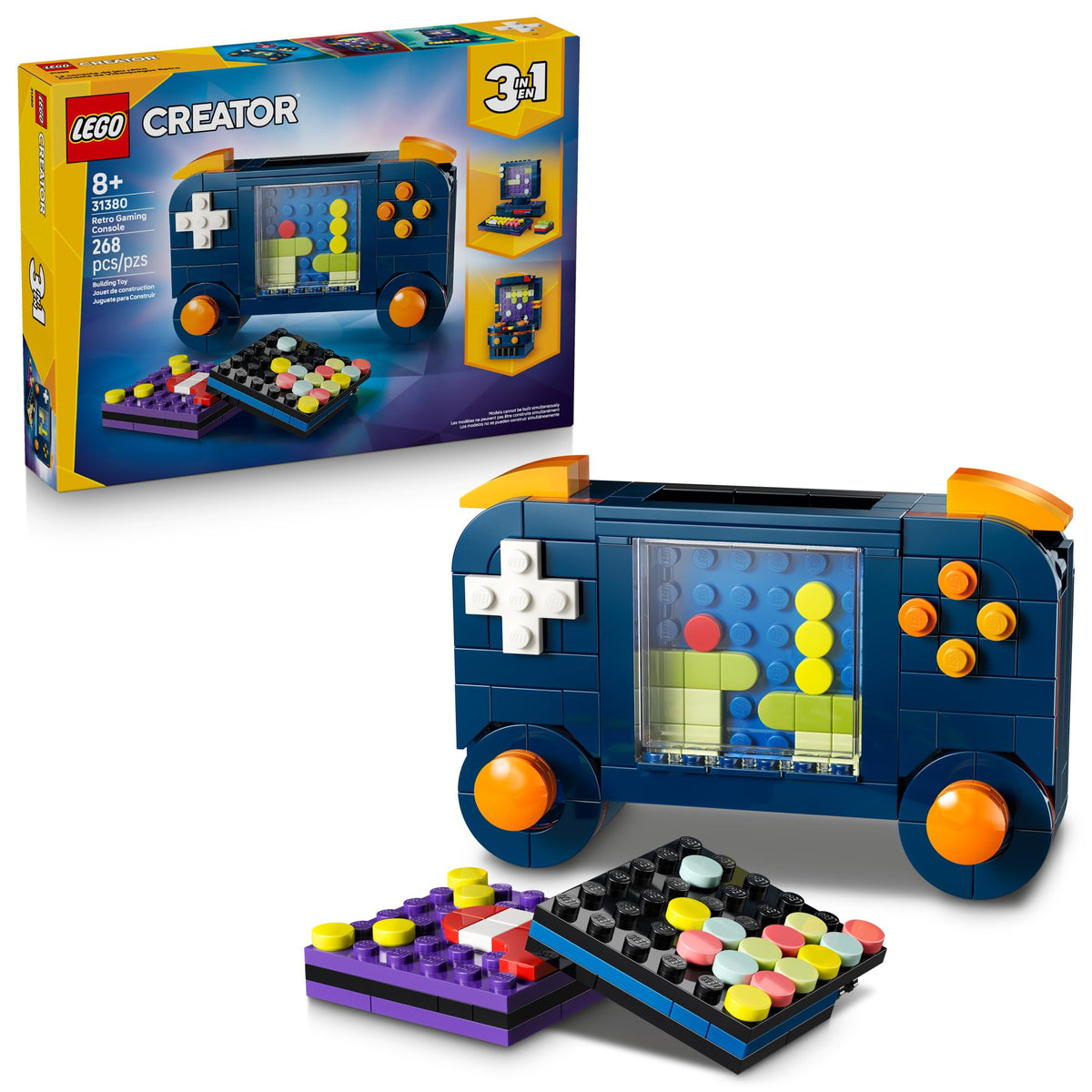 LEGO Creator 3-in-1 Retro Gaming Console Building Set (31380)