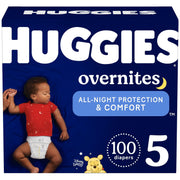 Huggies Overnites Nighttime Diapers, Size 5, 100 Count