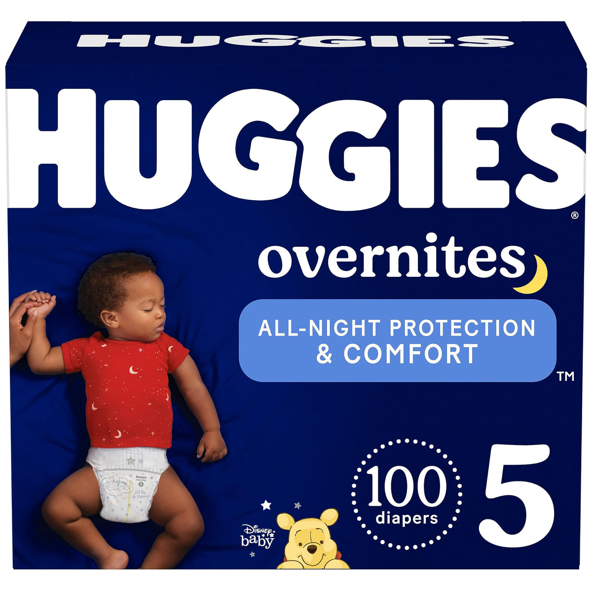 Huggies Overnites Nighttime Diapers, Size 5, 100 Count