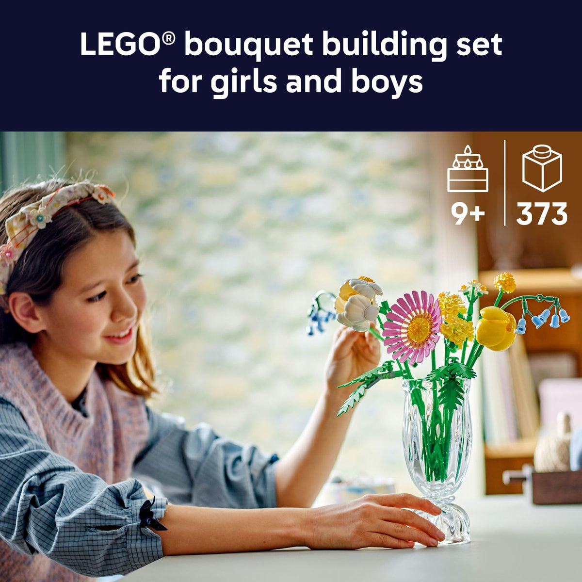 LEGO Botanicals Petite Sunny Bouquet Flower Set, 10347