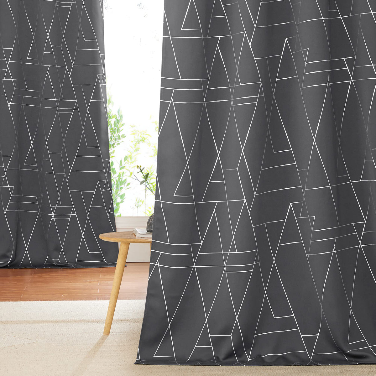 NICETOWN Halloween Blackout Curtains, 2 Panels, 52 x 63 Inch