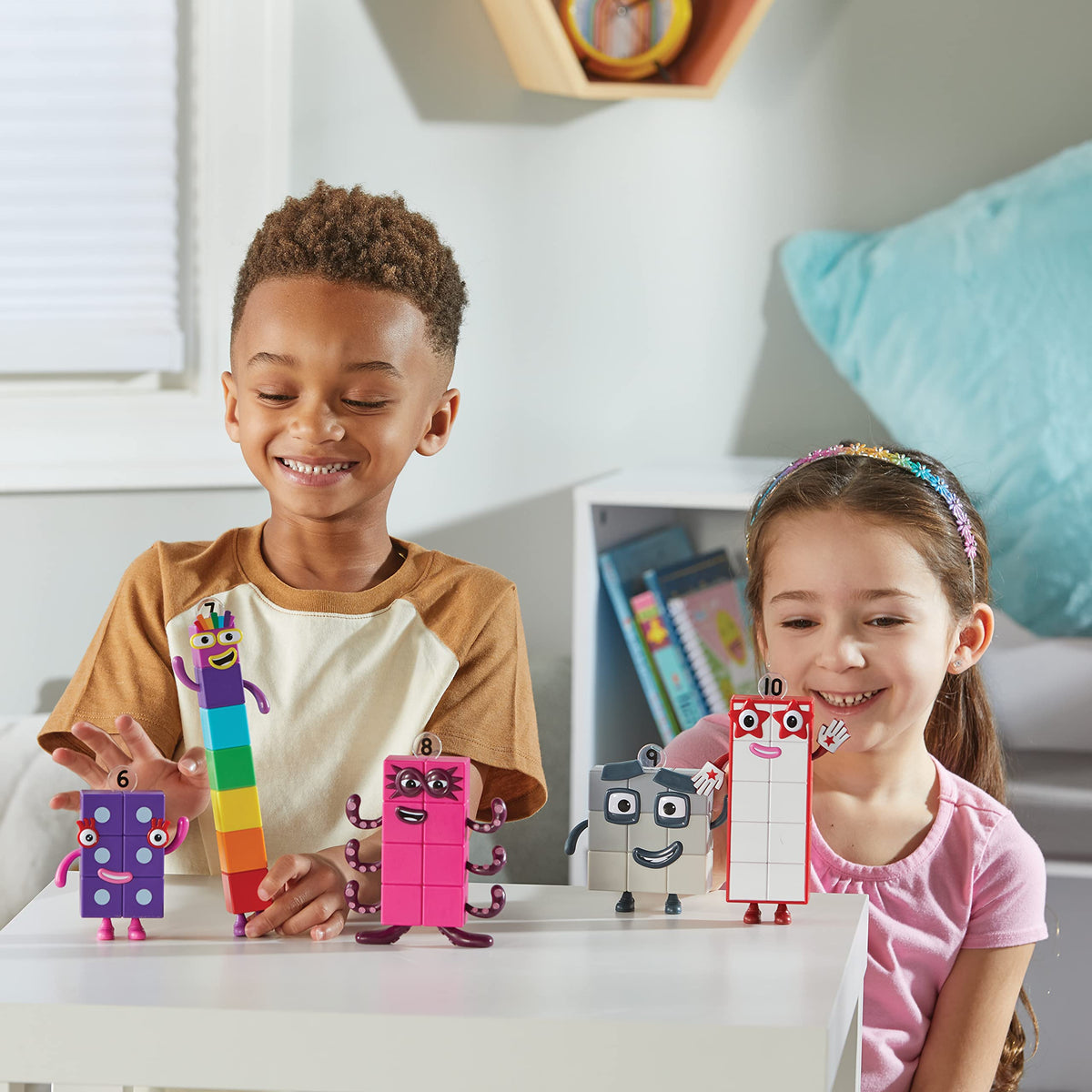 hand2mind Numberblocks Friends Six to Ten Toy Figures