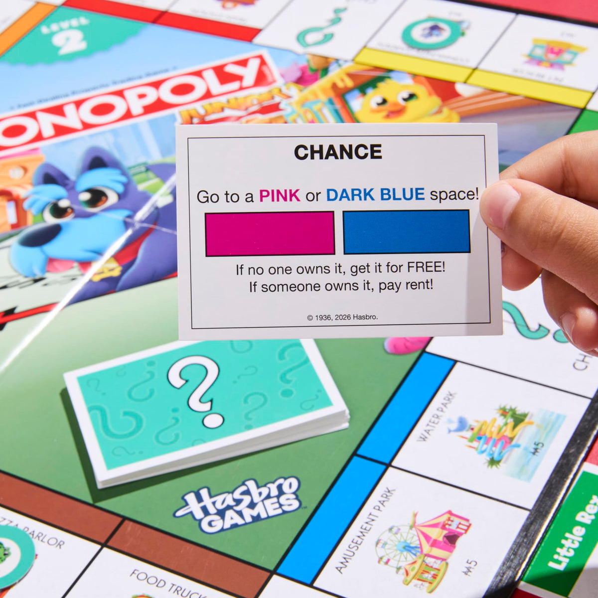 Monopoly Junior Board Game, 2 Games in 1, Ages 4+ (English & French)