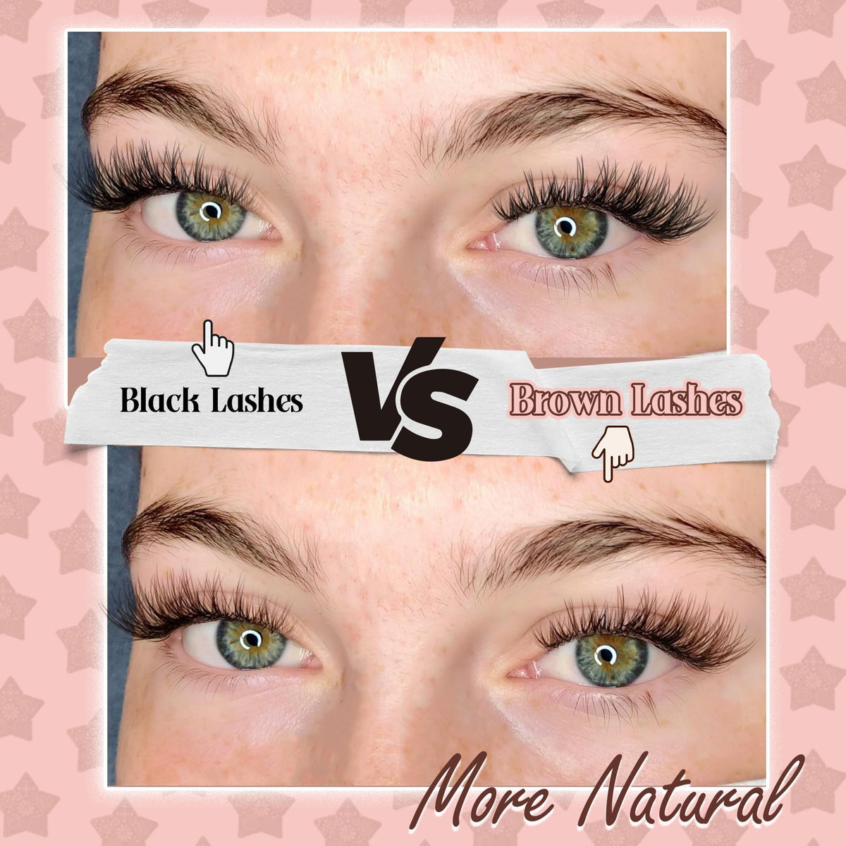 Mavphnnee Lash Clusters, Dark Brown, C Curl, 154 Pcs